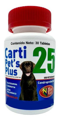 Carti Pets Plus+ 25 Norvet 30 Tabs Condroprotectoras Perros