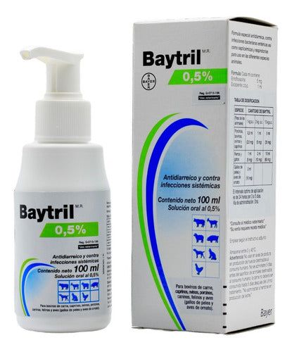 Baytril 0.5% Antidiarreico Bayer 100 Ml