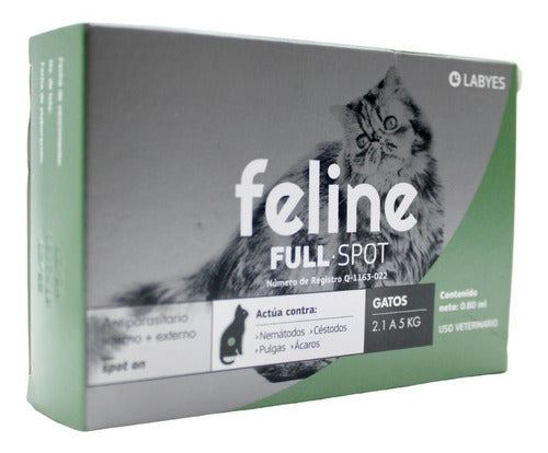 Paquete De 6 Pipeta Feline Full Spot 2.1 A 5 Kg