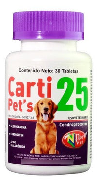 Norvet Carti Pet´s 25 Con 30 Tabs Condroprotege Articulación