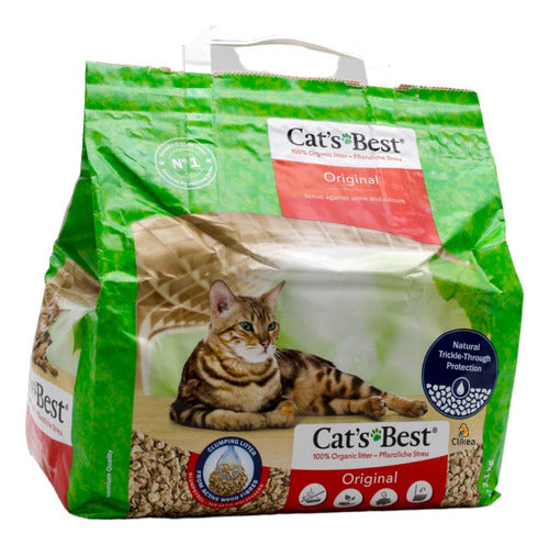 OkoPlus arena biodegradable aglomerante gatos Cat´s Best Original -  Scooby´s Farma