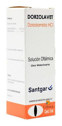 Dorzolavet Dorzolamida Hci Santgar Ojo Mascotas 5 Ml