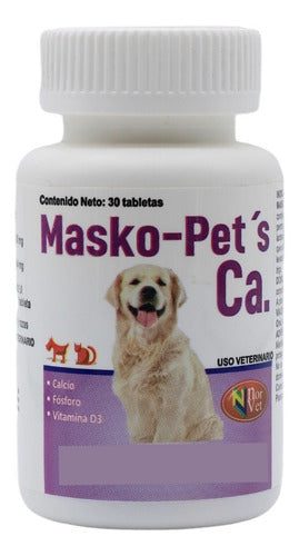 Masko Pets Ca 30 Tabletas Complemento De Calcio Norvet Perro - CLIKEA