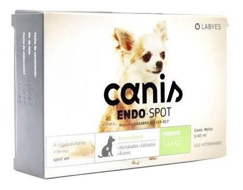 Desparasitante Canis Endo Spot Perros 1 A 4 Kg Labyes