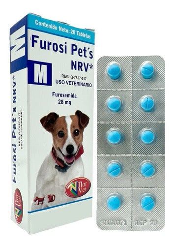 Furosi Pets Nrv M Furosemida 28 Mg 20 Tab Norvet Perros Gato