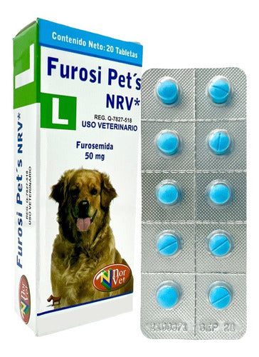 Furosi Pets Nrv L Furosemida 50 Mg 20 Tabs Norvet Perros