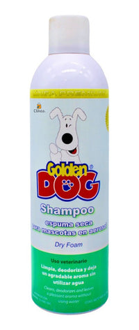 Espuma Seca Para Macotas En Aerosol Golden Dog 400ml