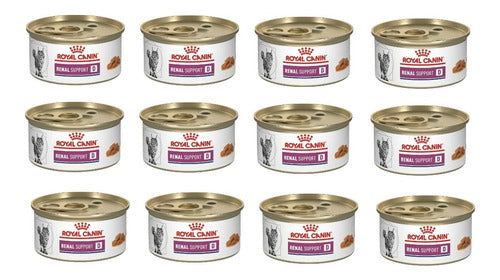 Royal Canin Renal Support D Lata 85 g para Gato - 12 Piezas