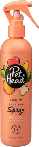 Pet Head Spray Desenredante Dry Clean Durazno 300 Ml