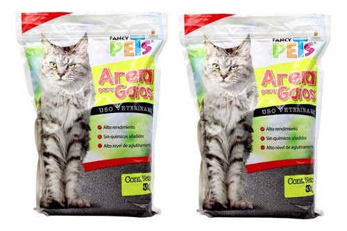 Paquete De 2 Arena Para Gato Fancy Pets 6 Kg