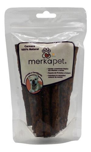 Merkapet Carnaza Natural Para Perro Palitos 15 Piezas