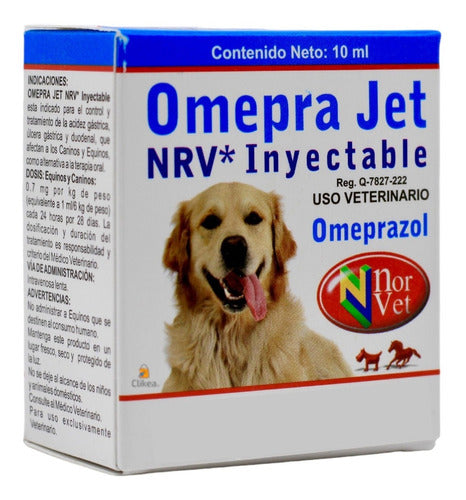 Omepra Jet Nrv Omeprazol 10 Ml Norvet - CLIKEA