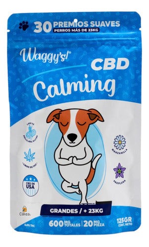 Waggys Premios Calming Perros Raza Grande Más De 23kg 30 Pza