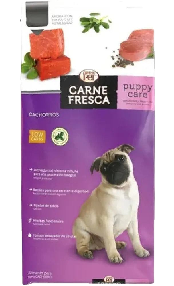 Carne Fresca Puppy Care 4 kg para Cachorros